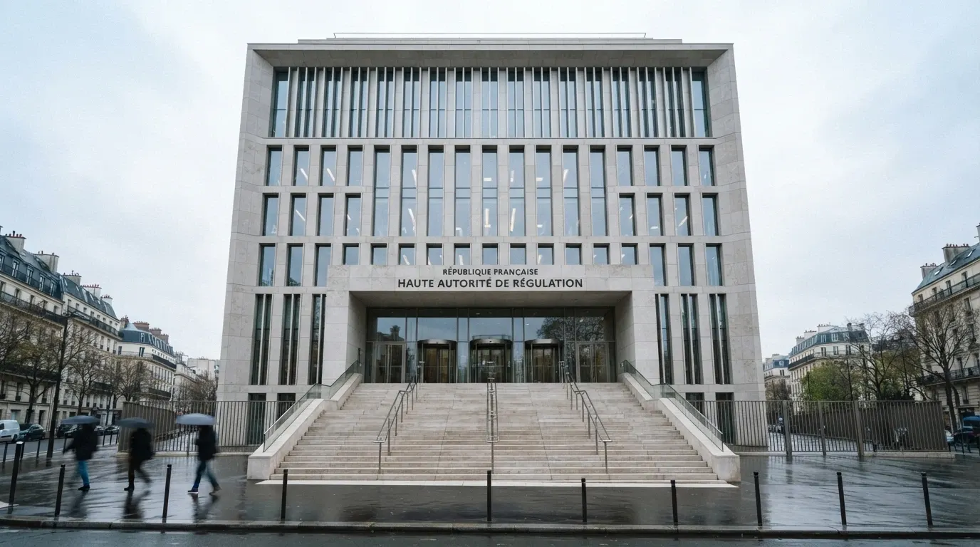 La façade du siège de l'ANJ ou une capture de la page « Offre de jeu et marché » du site anj.fr avec un extrait lisible du cadre légal