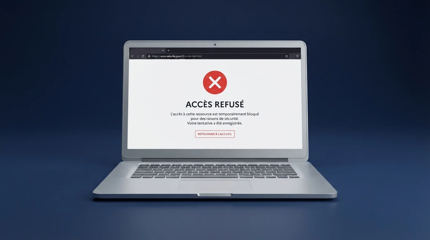 Page officielle de l'ANJ présentant la liste noire des sites de jeux d'argent bloqués et déréférencés