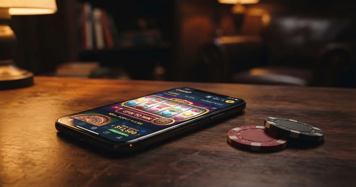 Page d'accueil d'un casino en ligne acceptant le Bitcoin : interface de jeu, sections de bonus et logos des cryptomonnaies acceptées