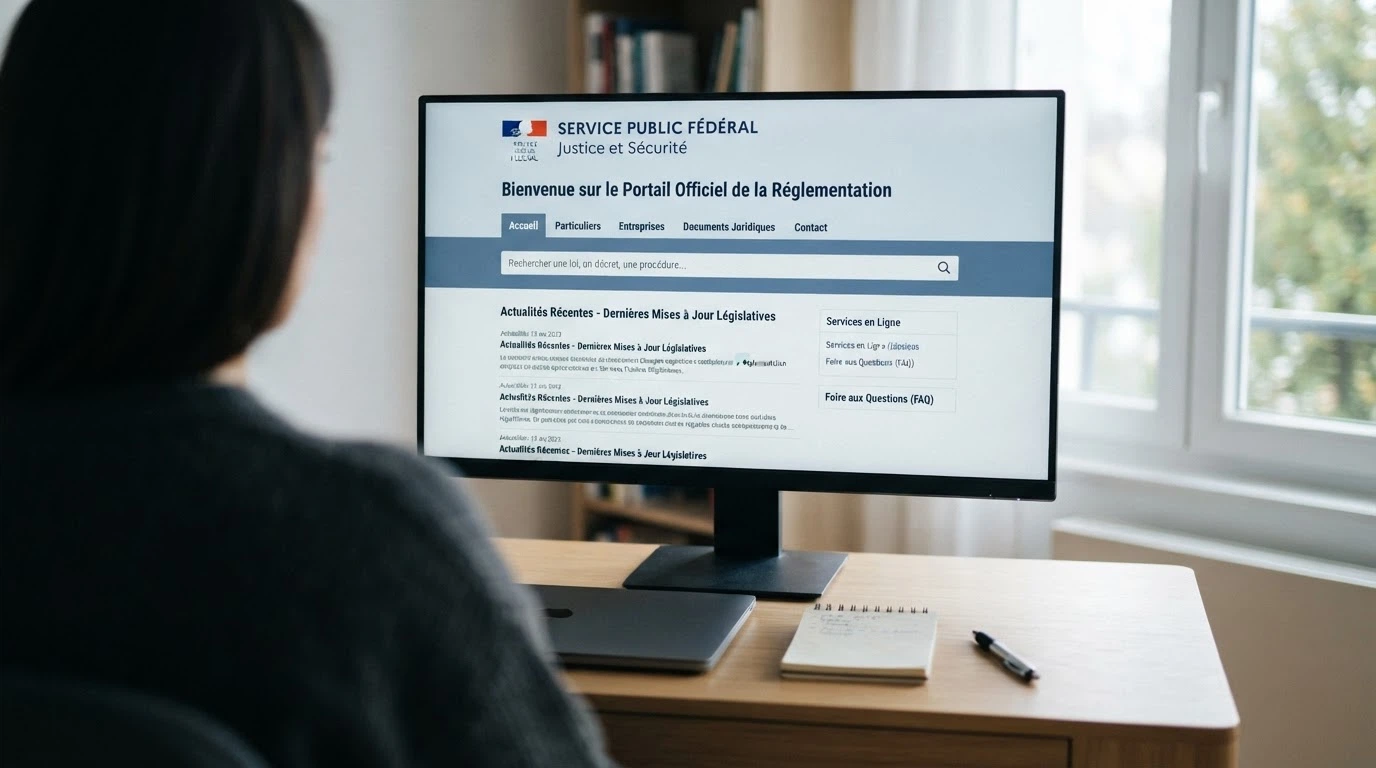Page d'accueil du site de l'ANJ ouverte dans un navigateur, avec le logo officiel de l'Autorité nationale des jeux visible