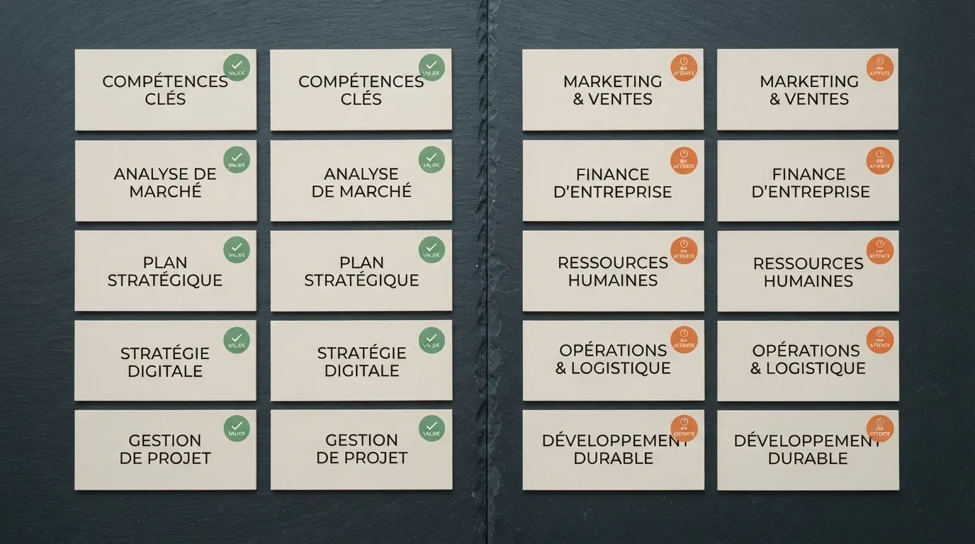 Une mosaïque ordonnée de 10 cartes d'opérateurs, chacune portant un badge vert « Agréé ANJ » ou un␣badge␣orange␣«␣Offshore␣»