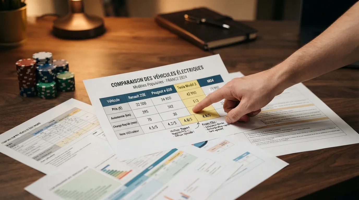 Tableau comparatif affichant les logos et les offres de bienvenue des casinos passés en revue