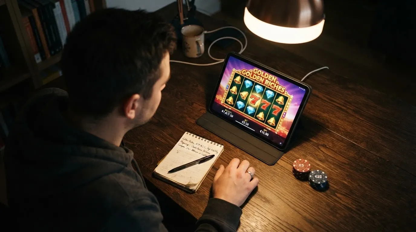 Un tableau comparatif stylisé montrant des colonnes de casinos avec leurs licences, bonus et disponibilité PayPal