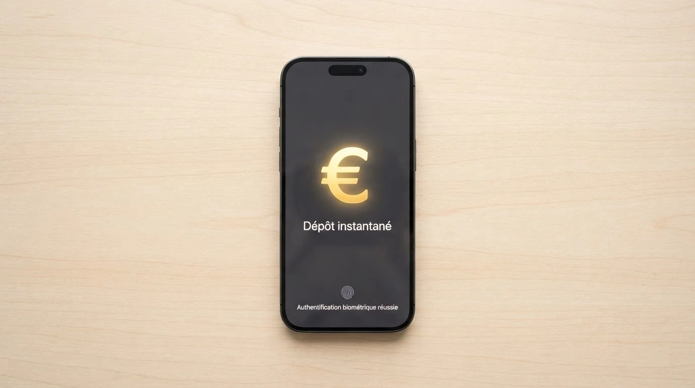 Téléphone affichant une page de paiement par carte Mastercard avec authentification 3-D Secure