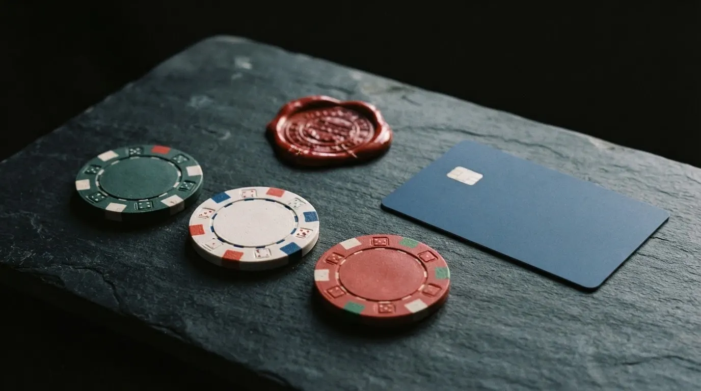 Une mosaïque de logos de casinos en ligne sur un fond sombre, avec un tampon rouge « Non agréé ANJ » superposé