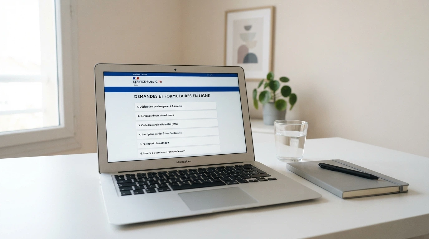Interface du registre public des opérateurs agréés de l'ANJ sur écran d'ordinateur