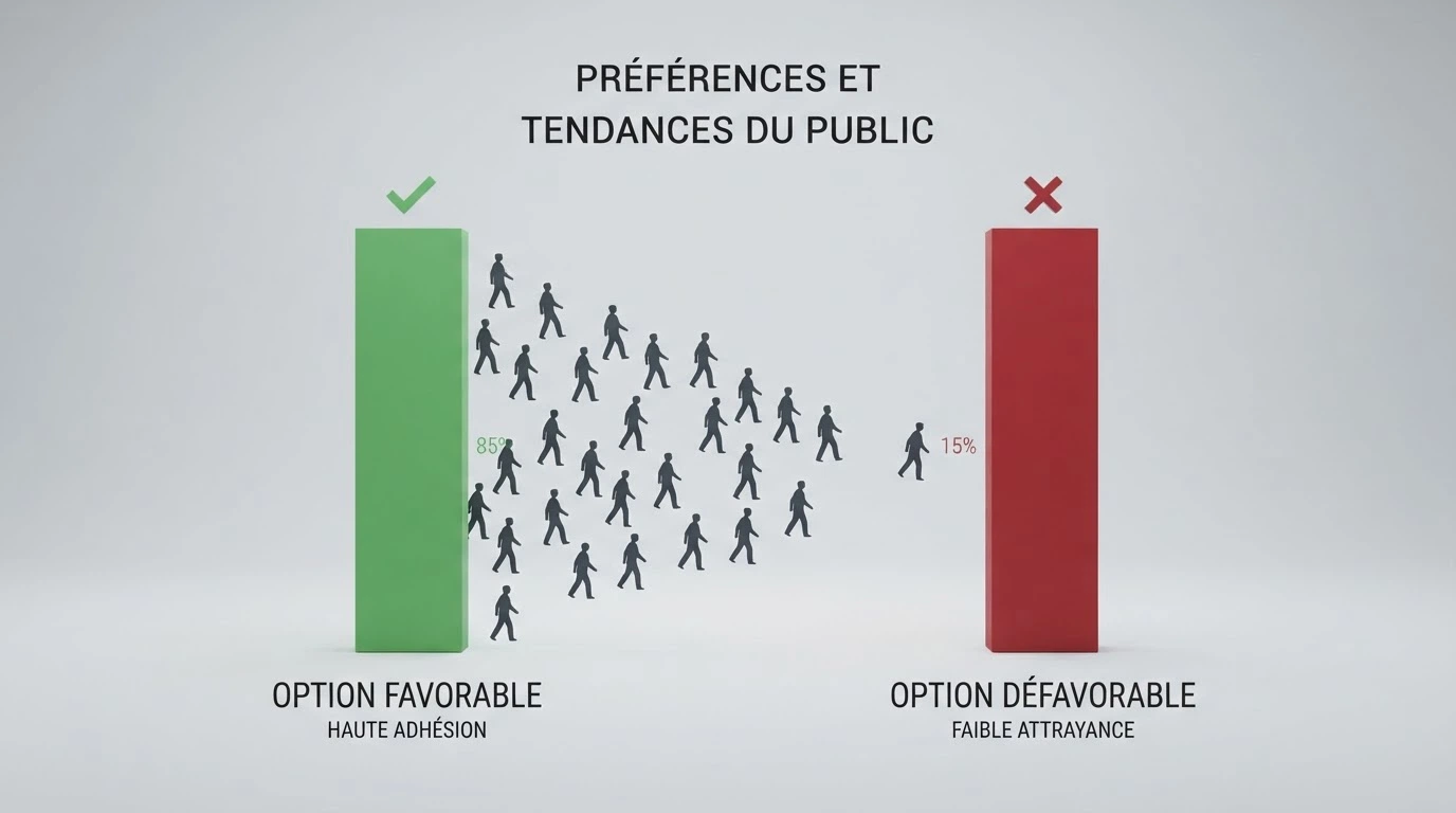 Une table comparative stylisée montrant deux colonnes : « Agréé ANJ » en vert et « Non agréé » en rouge, avec des silhouettes de joueurs orientées vers la colonne verte
